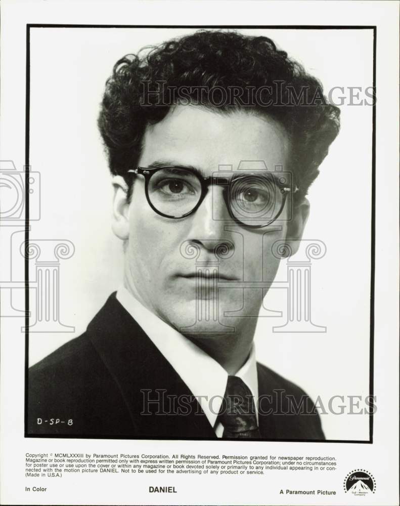 1983 Press Photo Actor Mandy Patinkin in &quot;Daniel&quot; - hpp37847- Historic Images