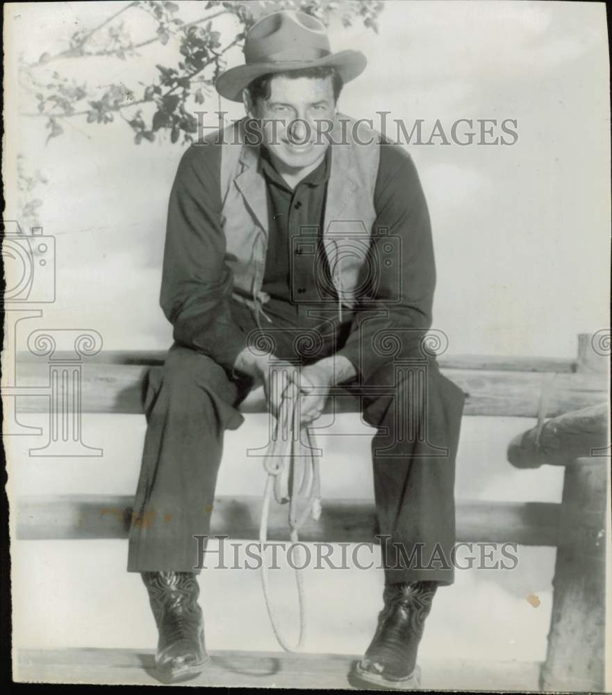 1956 Press Photo Actor Will Rogers, Jr. - hpp37935- Historic Images