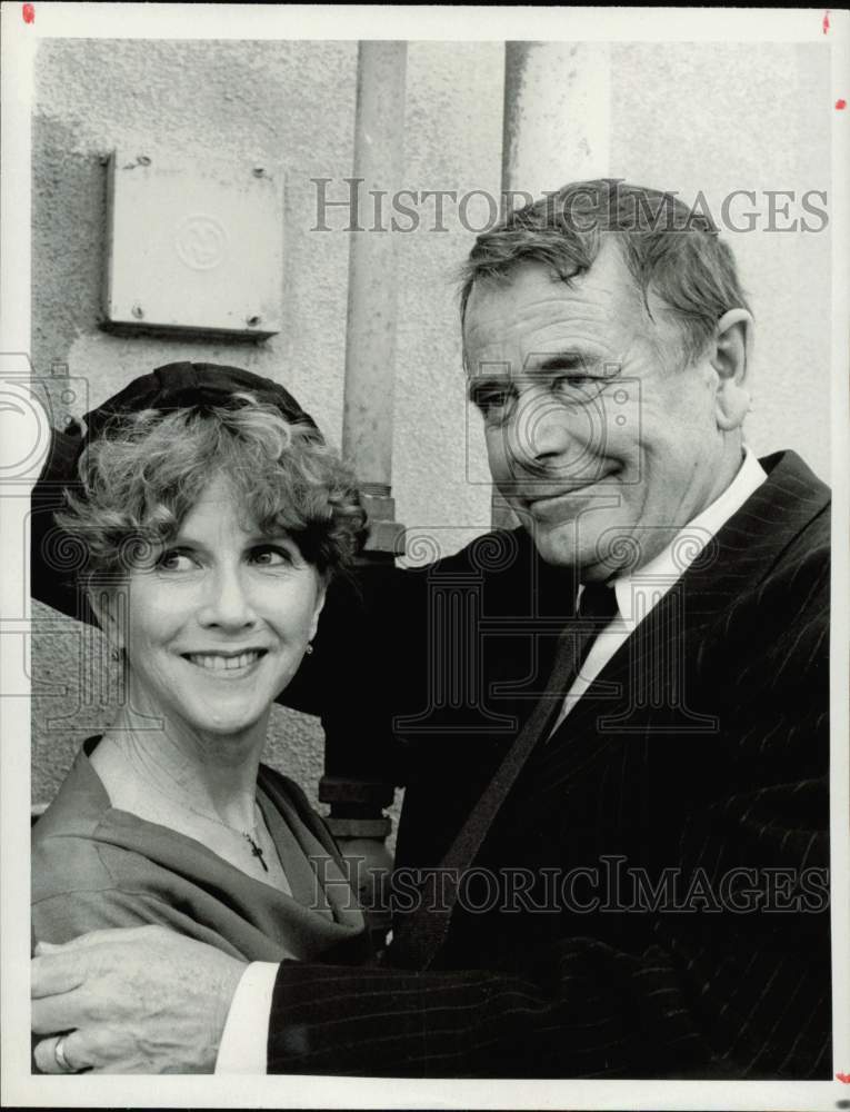 1979 Press Photo Actors Julie Harris, Glenn Ford &quot;The Gift&quot; - hpp38142- Historic Images