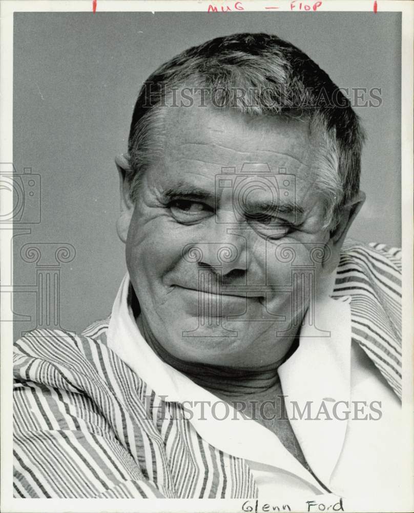 1973 Press Photo Actor Glenn Ford - hpp38148- Historic Images