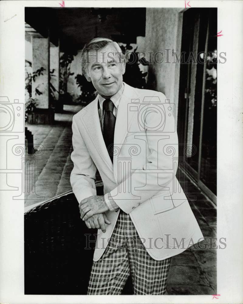 1974 Press Photo TV Host Johnny Carson - hpp38249- Historic Images