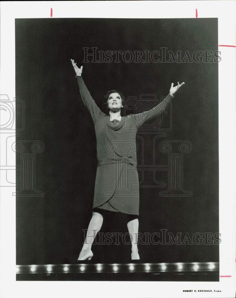 1989 Press Photo Actress Tyne Daly as Rose in &quot;Gypsy&quot; Musical - hpp38405- Historic Images