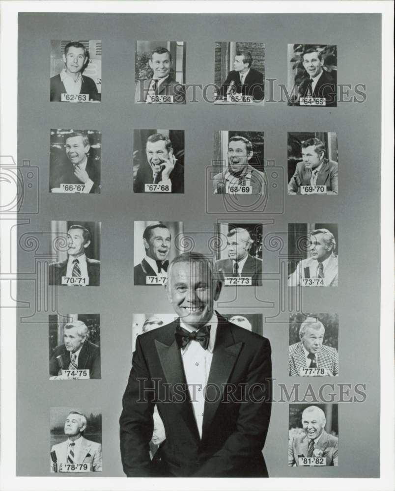 1986 Press Photo Johnny Carson, Longest-Running Late Night Host of Tonight Show- Historic Images