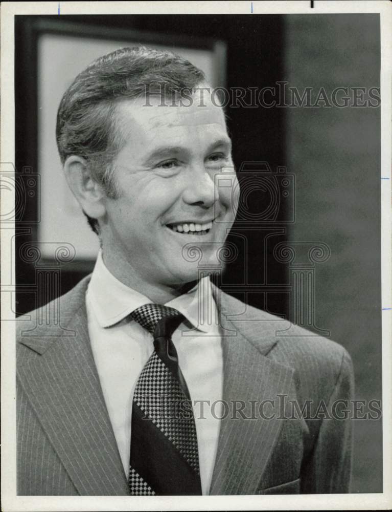 1973 Press Photo Entertainer Johnny Carson - hpp38530- Historic Images