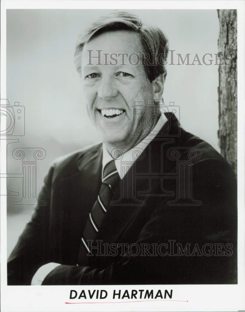 1990 Press Photo Actor-TV Host David Hartman - hpp38686- Historic Images