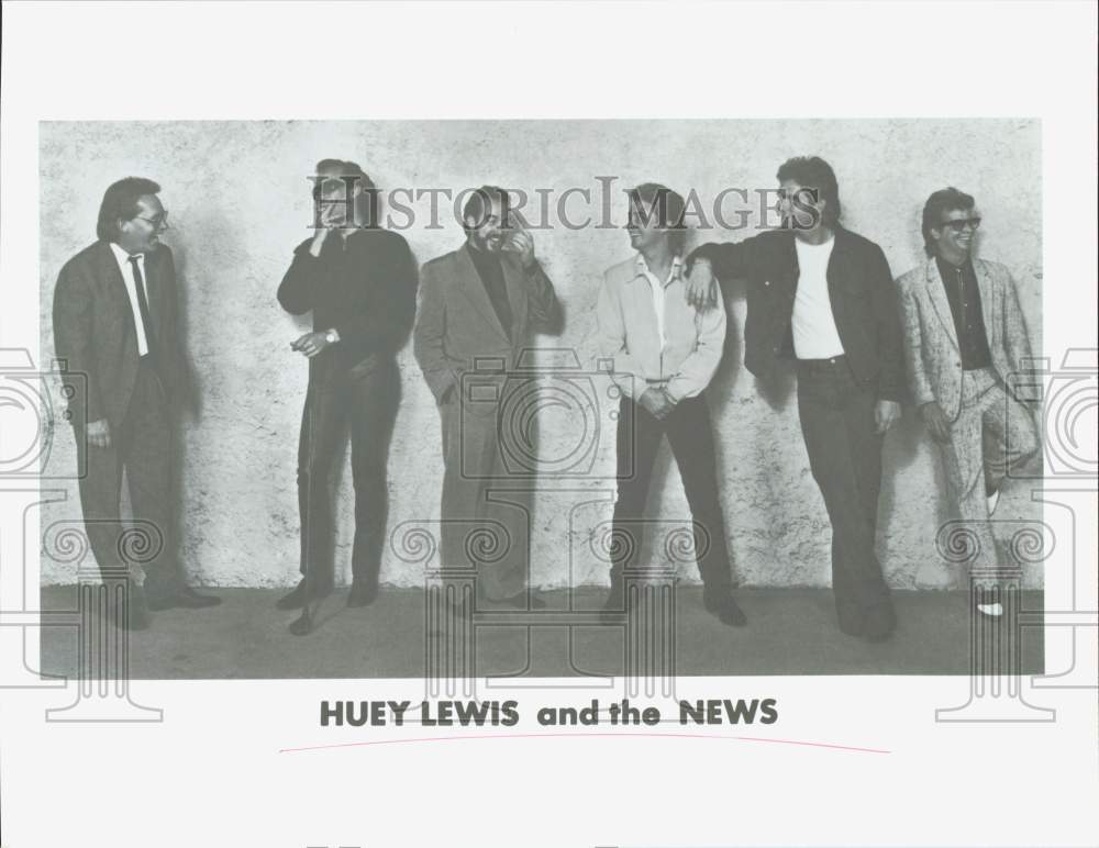 Press Photo Huey Lewis and the News, Music Group - hpp39147- Historic Images