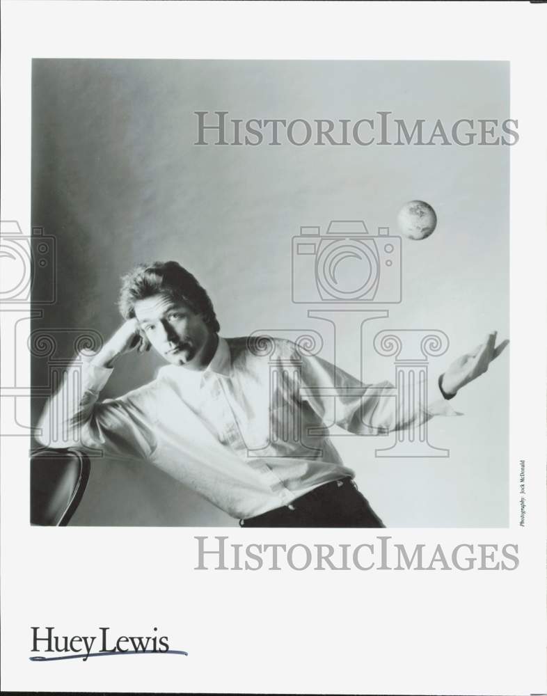 Press Photo Singer Huey Lewis - hpp39370- Historic Images