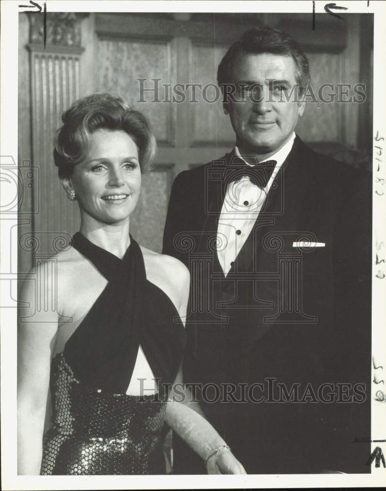 1979 Press Photo Actor Rock Hudson, Lee Remick in "Wheels" - hpp39394- Historic Images