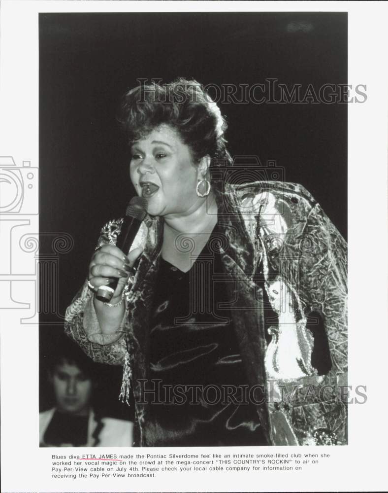 Press Photo Singer Etta James in &quot;This Country&#39;s Rockin&#39;&quot; - hpp39443- Historic Images