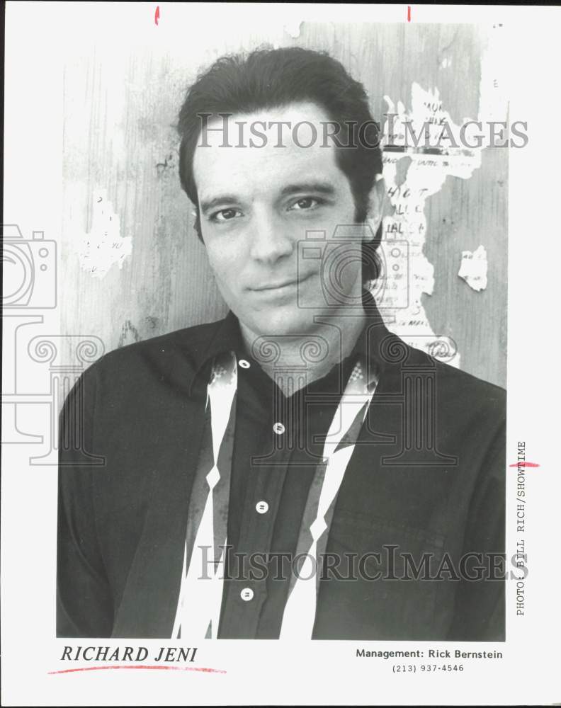 1990 Press Photo Comedian Richard Jeni - hpp39447- Historic Images