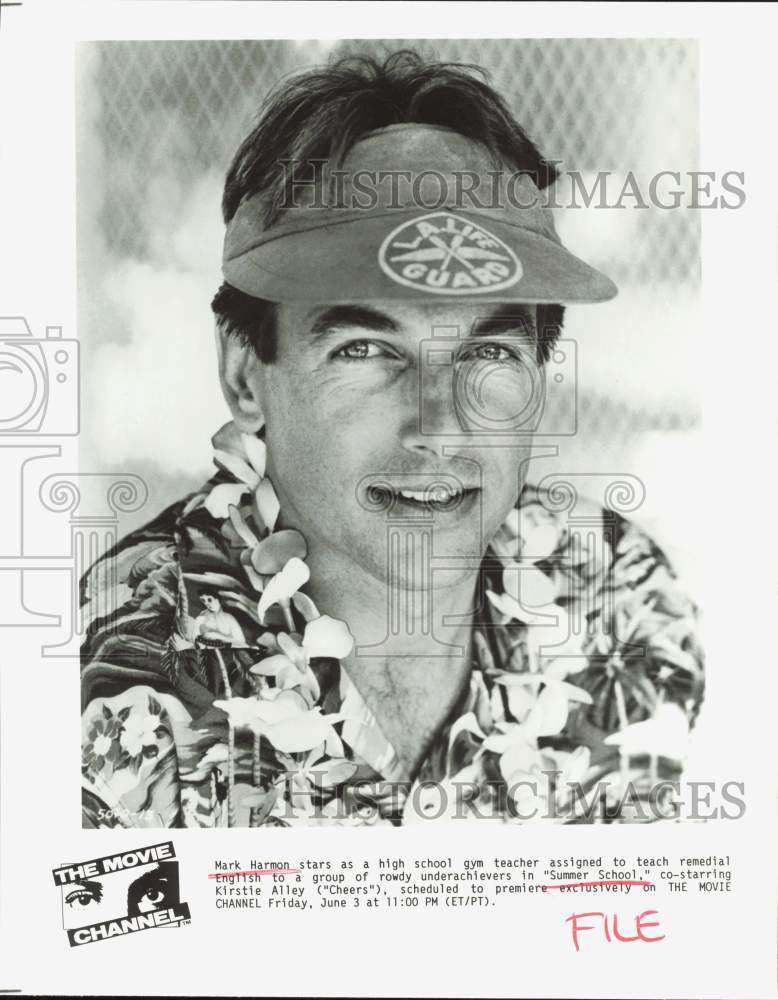 Press Photo Actor Mark Harmon in &quot;Summer School&quot; - hpp39511- Historic Images