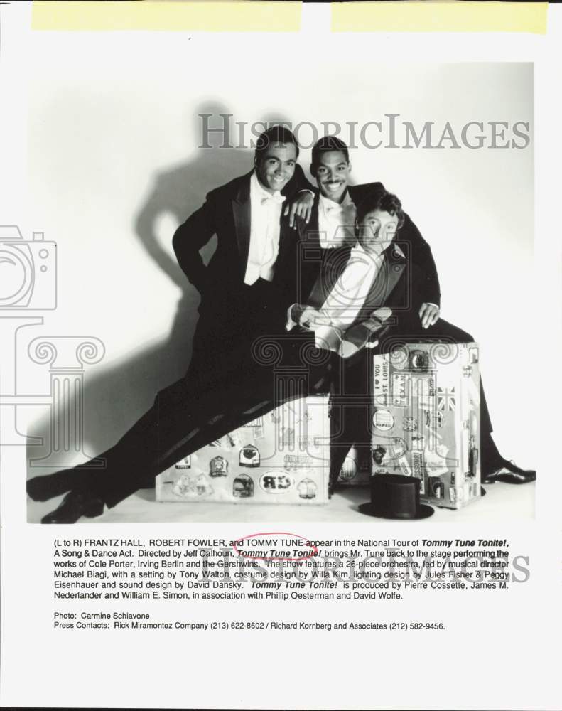 1993 Press Photo Stars of &quot;Tommy Tune Tonite!, A Song &amp; Dance Act&quot; - hpp39533- Historic Images