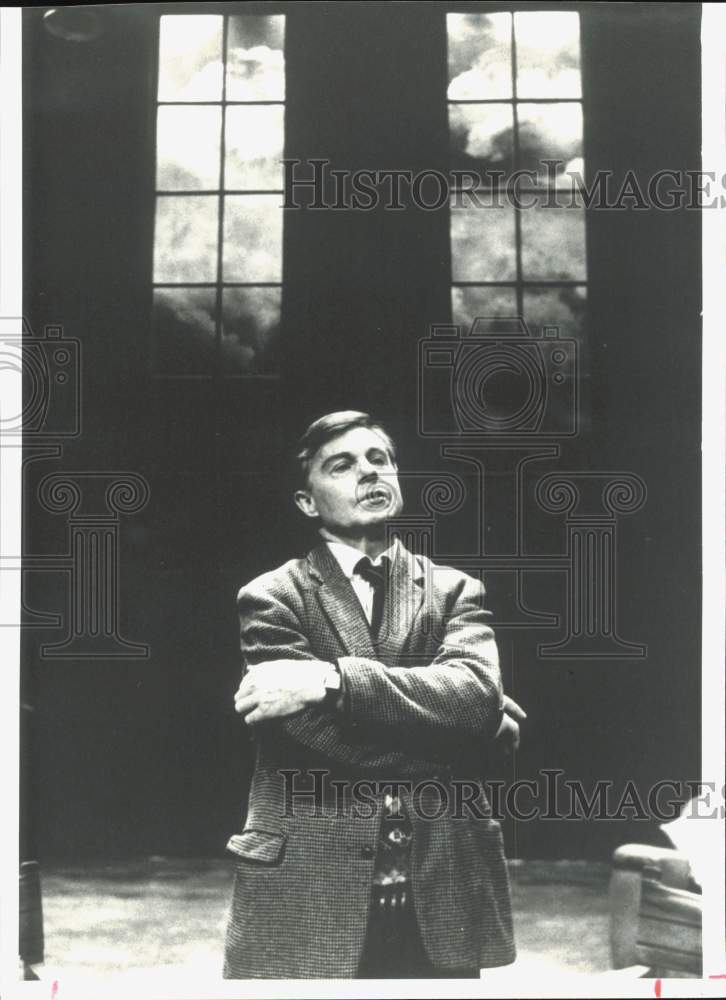 1987 Press Photo Actor Derek Jacobi as Alan Turing in &quot;Breaking the Code&quot;- Historic Images