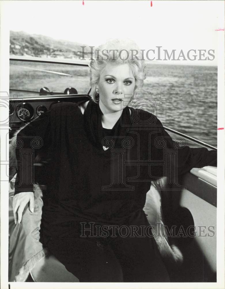 1986 Press Photo Actress Ann Jillian in &quot;Killer in the Mirror&quot; - hpp39872- Historic Images