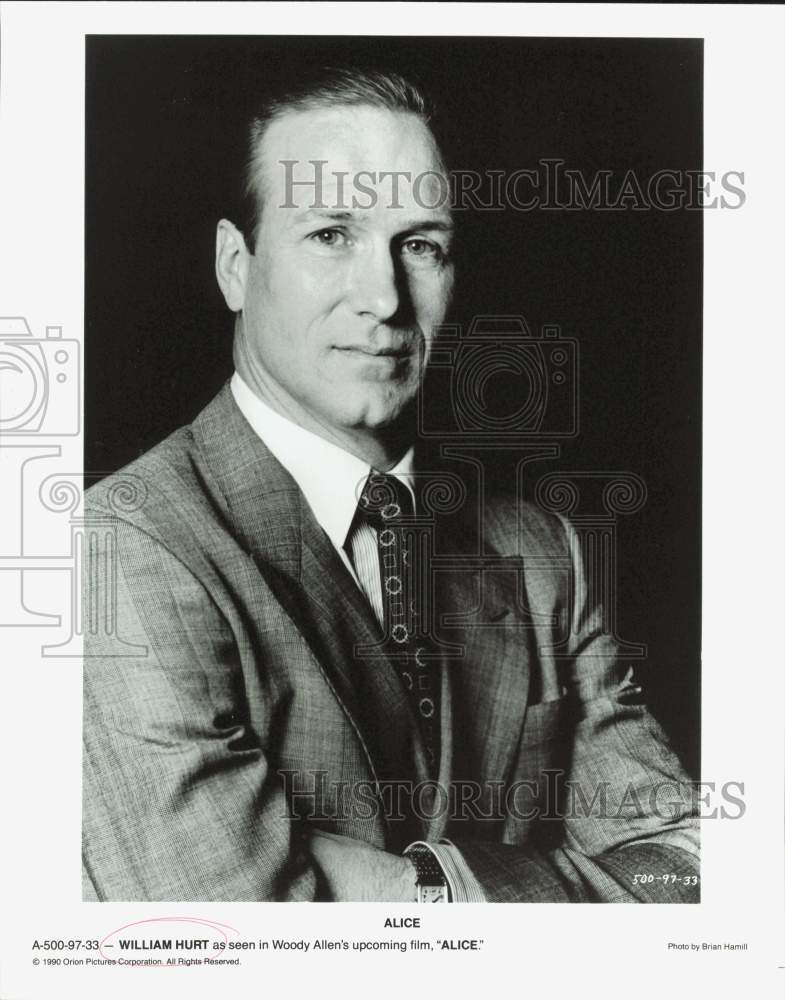 1990 Press Photo Actor William Hurt in "Alice" - hpp39948- Historic Images