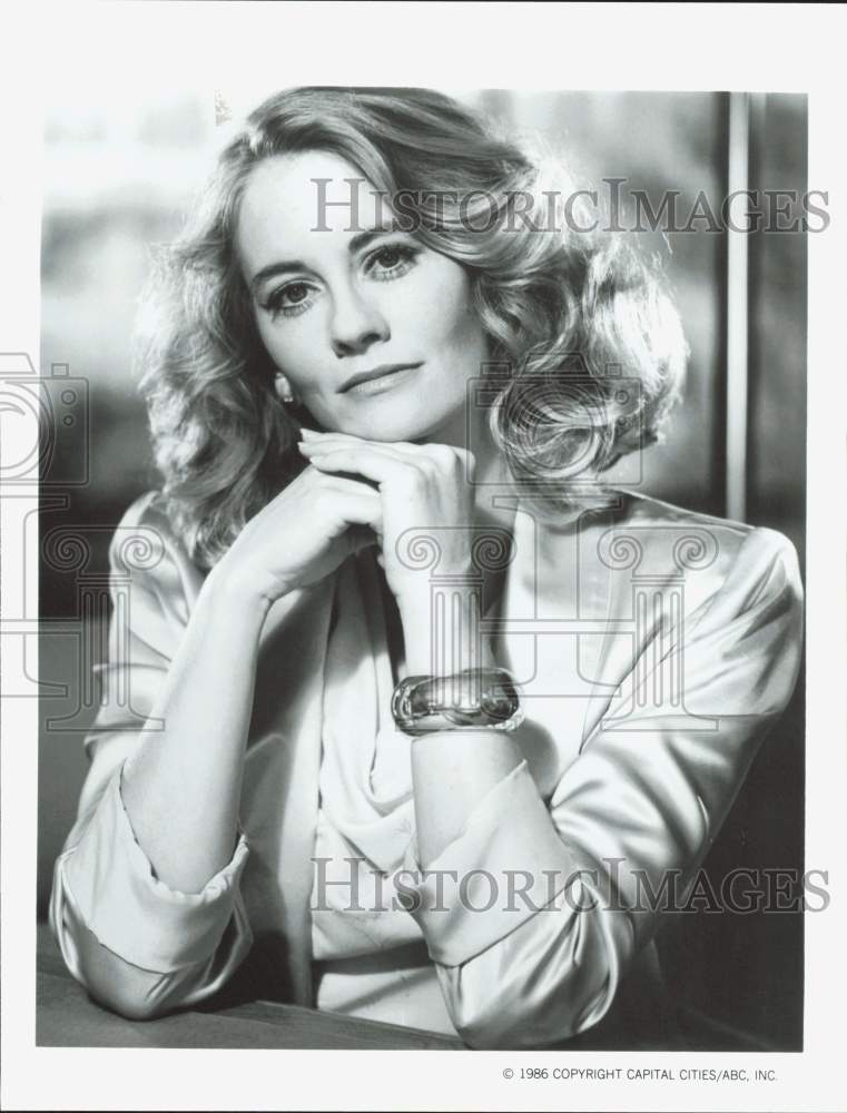 1986 Press Photo Actress Cybill Shepherd in &quot;Moonlighting&quot; - hpp40047- Historic Images