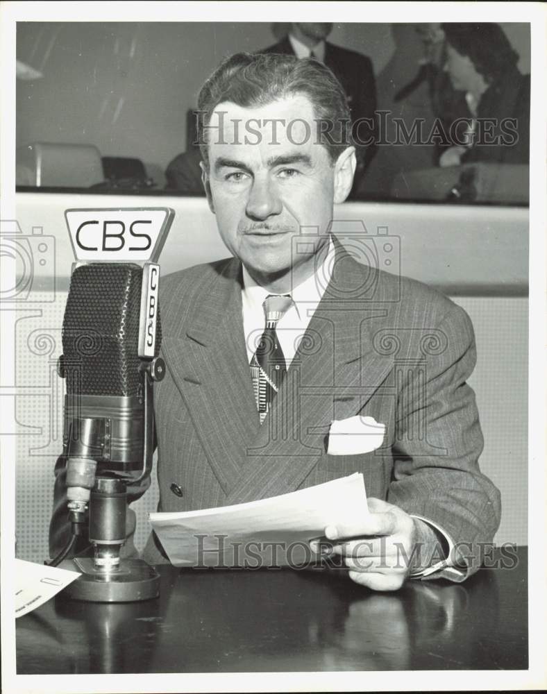 Press Photo Commentator Lowell Thomas - hpp40155- Historic Images