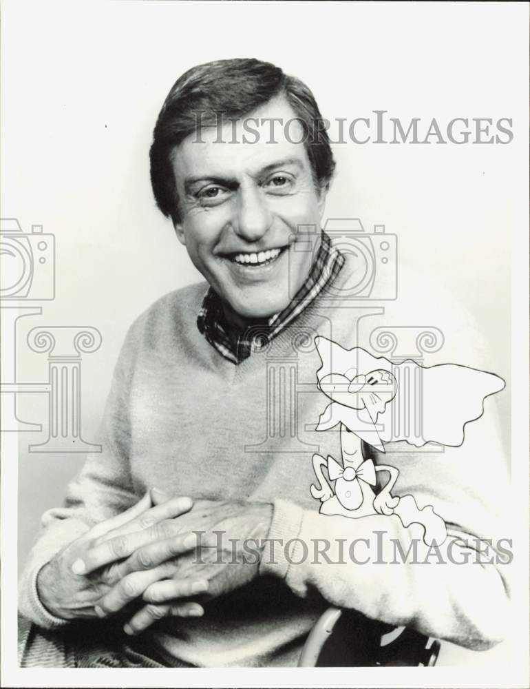 1983 Press Photo Actor Dick Van Dyke in &quot;The CBS Library&quot; - &quot;The Wrong Way Kid&quot;- Historic Images