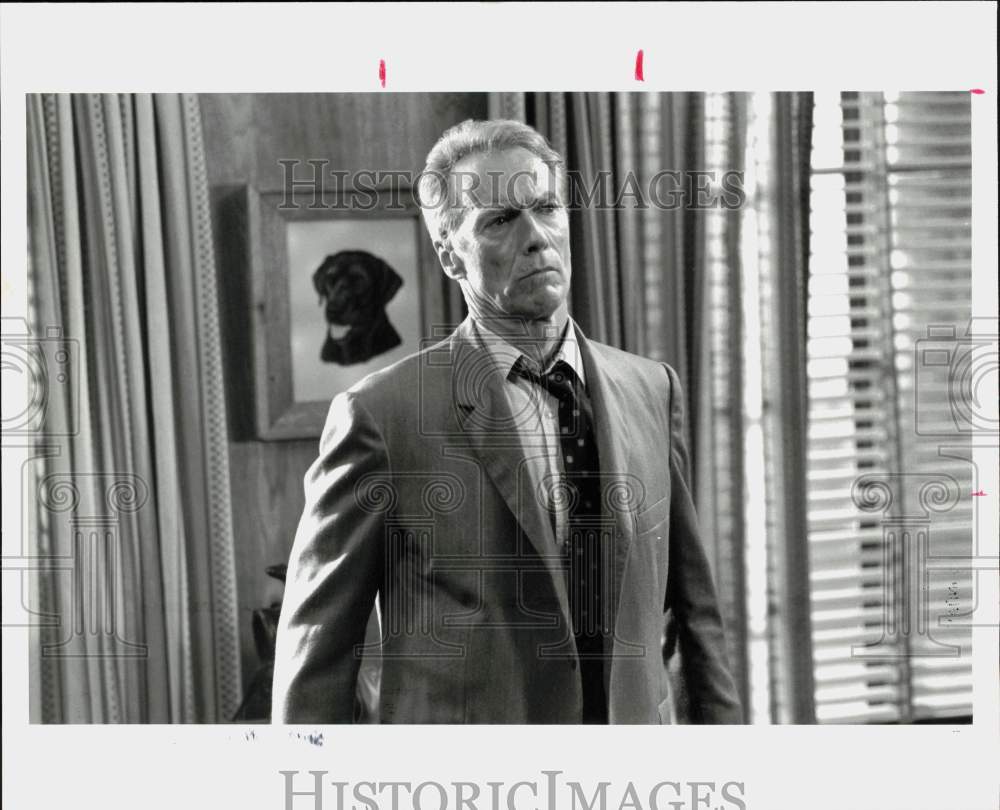 1993 Press Photo Actor Clint Eastwood - hpp40407- Historic Images