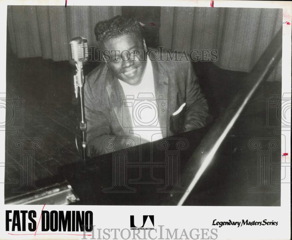 1976 Press Photo Musician Fats Domino - hpp40556- Historic Images