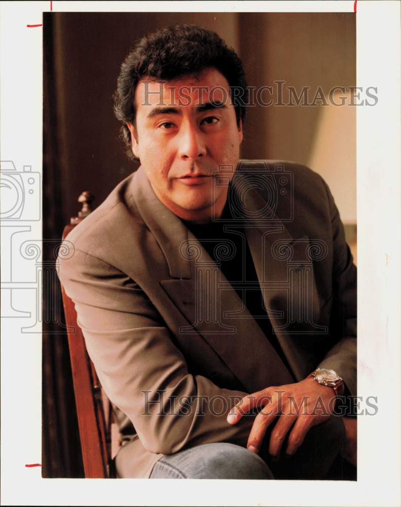 1993 Press Photo ABC News Correspondent John Quinones in Houston - hpp40684- Historic Images