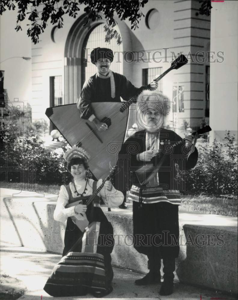 1987 Press Photo Members of the Houston Balalaika Society - hpp40727- Historic Images