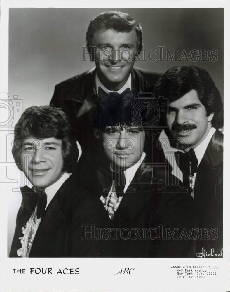 1976 Press Photo The Four Aces, Singer Fred Diodati - hpp40771- Historic Images