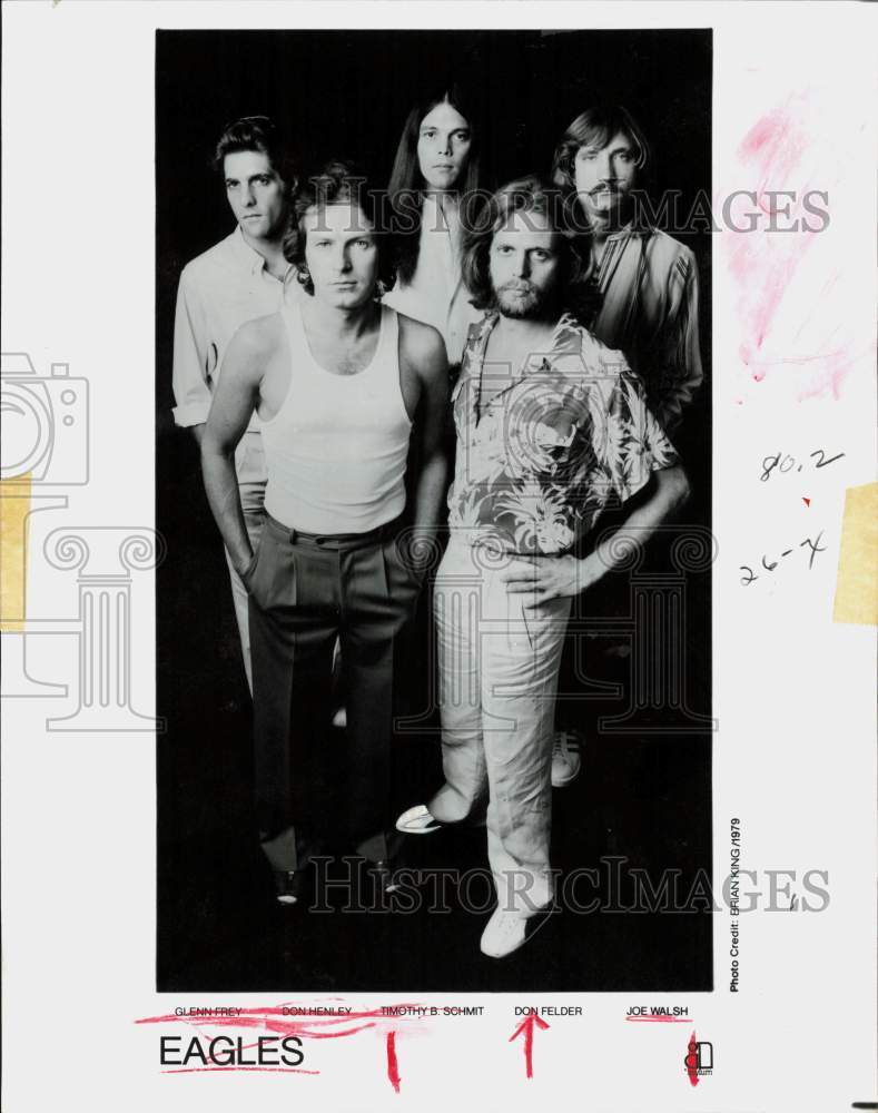 1979 Press Photo Eagles, Music Group - hpp40785- Historic Images