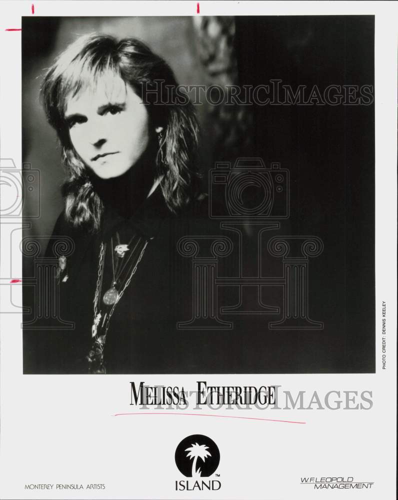 1989 Press Photo Singer Melissa Etheridge - hpp40787- Historic Images