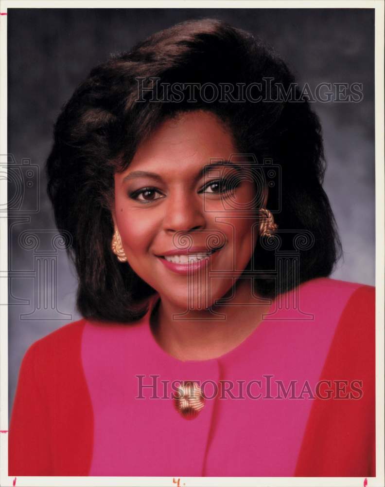 1991 Press Photo Marlene McClinton, KHOU TV, Channel 11 - hpp40803- Historic Images