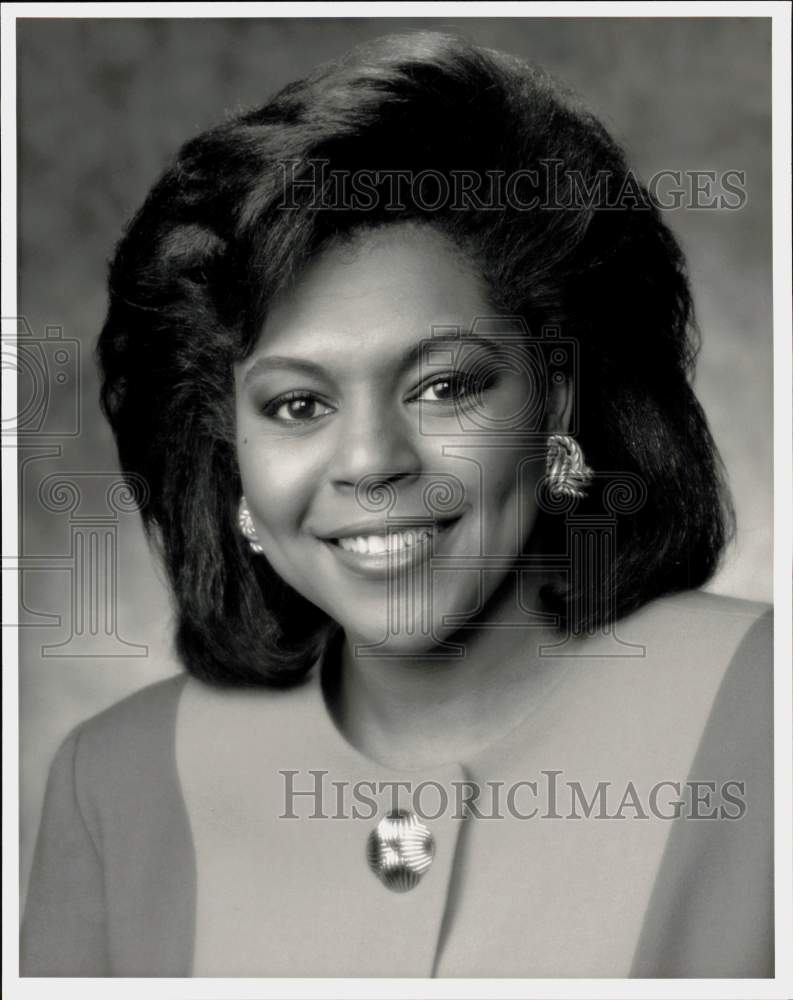 1991 Press Photo Marlene McClinton, KHOU TV, Channel 11 - hpp40805- Historic Images