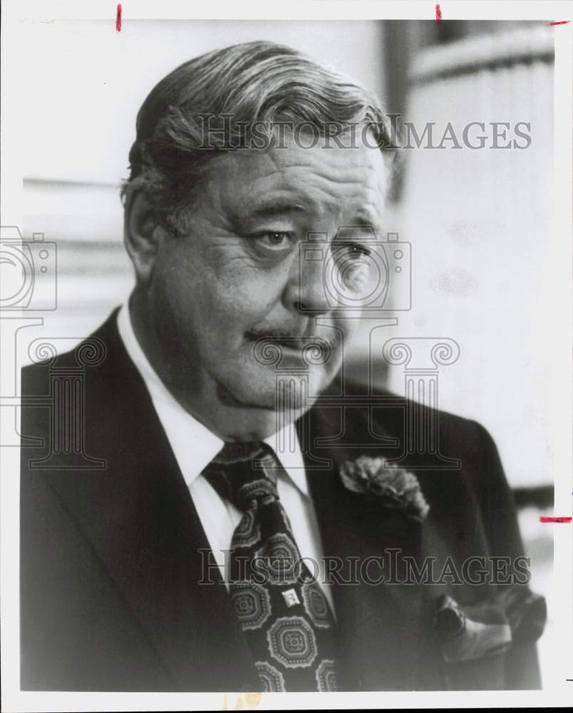 1977 Press Photo Comedian Jackie Gleason - hpp40841- Historic Images