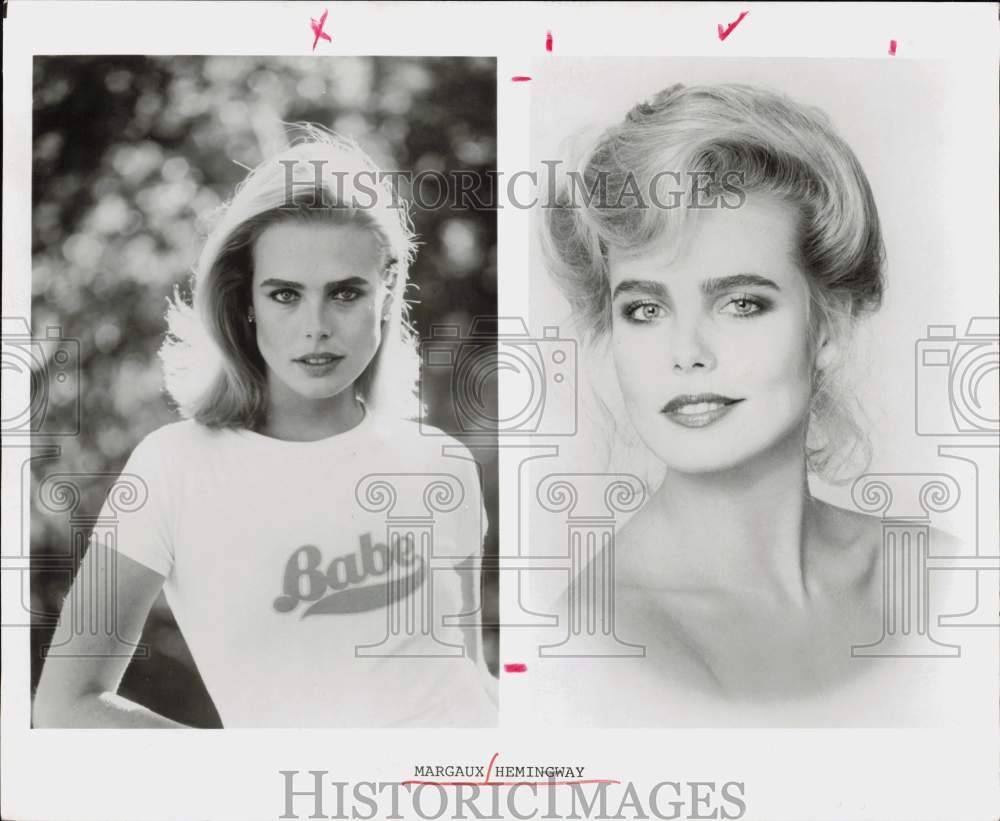 1976 Press Photo Model Margaux Hemingway - hpp41431- Historic Images