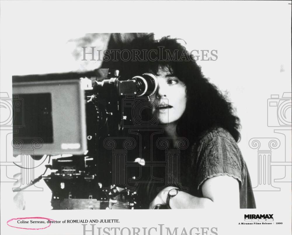 1990 Press Photo Coline Serreau, Director of &quot;Romuald and Juliette&quot; - hpp41457- Historic Images