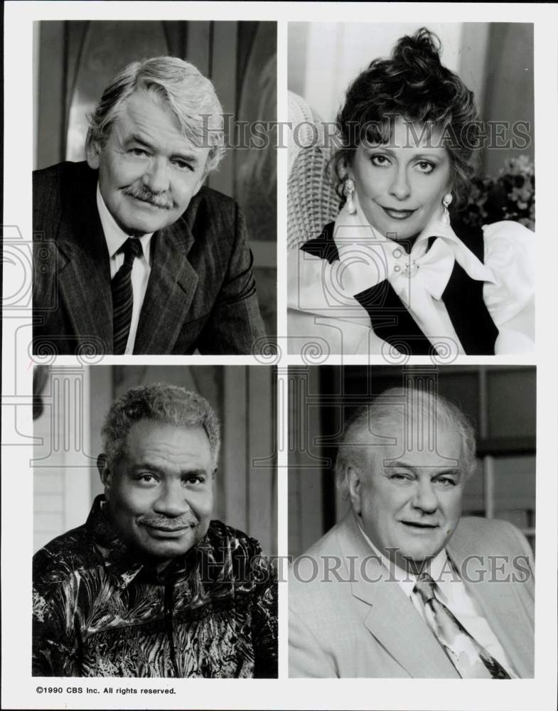 1990 Press Photo "Evening Shade" TV Show Cast Members - hpp41651- Historic Images