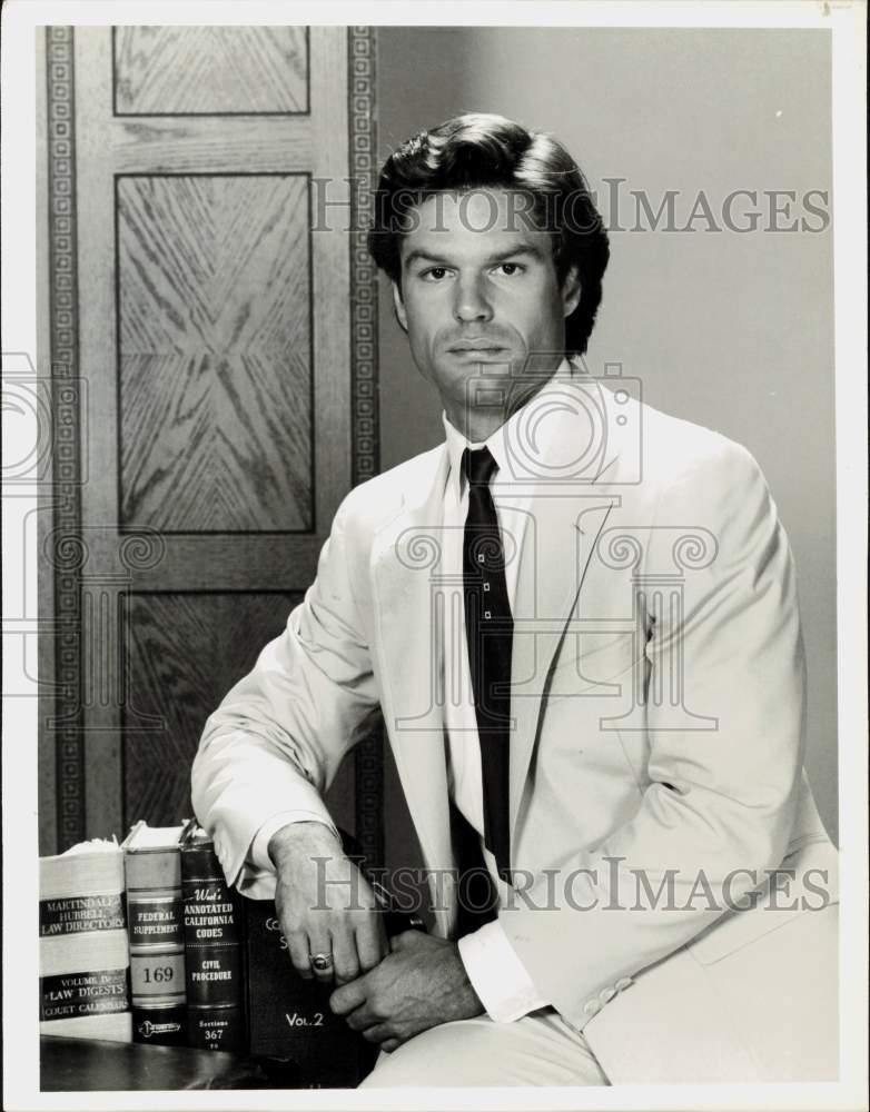 1986 Press Photo Actor Harry Hamlin on &quot;L.A. Law&quot; - hpp41712- Historic Images