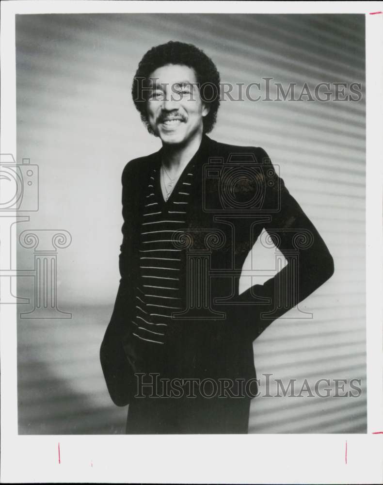 1981 Press Photo Singer Smokey Robinson - hpp41858- Historic Images