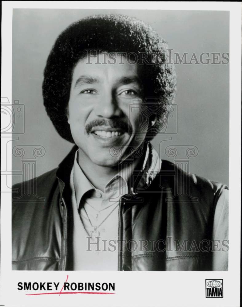 Press Photo Singer Smokey Robinson - hpp41859- Historic Images