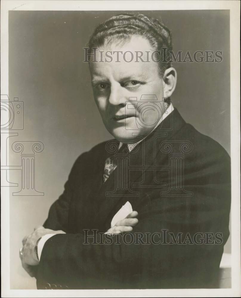 1956 Press Photo Organist Dick Leibert - hpp41893- Historic Images