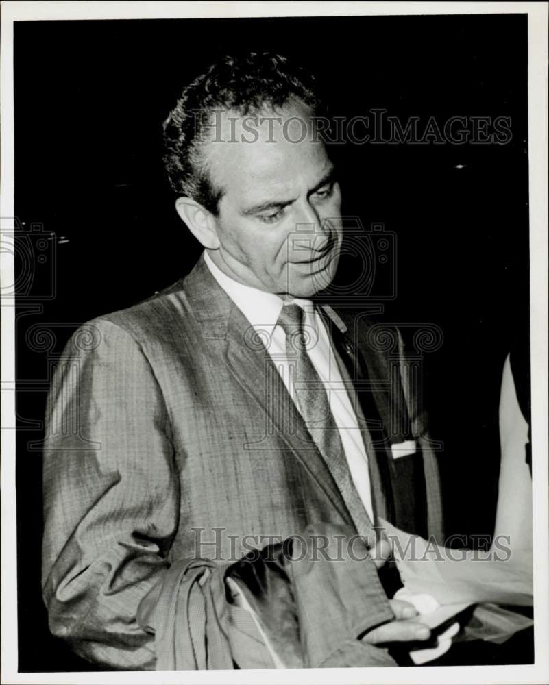 1965 Press Photo Harry Lantz, All-City Symphony Orchestra Conductor in Houston- Historic Images