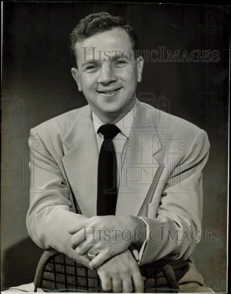 1956 Press Photo Mark Davis, KPRC-TV - hpp41970- Historic Images