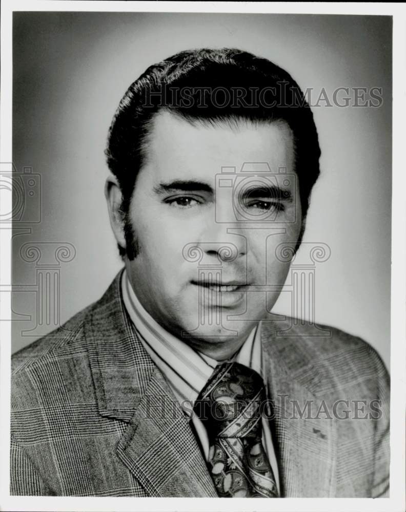 Press Photo Jerry Dale, KHOU-TV correspondent - hpp41976- Historic Images