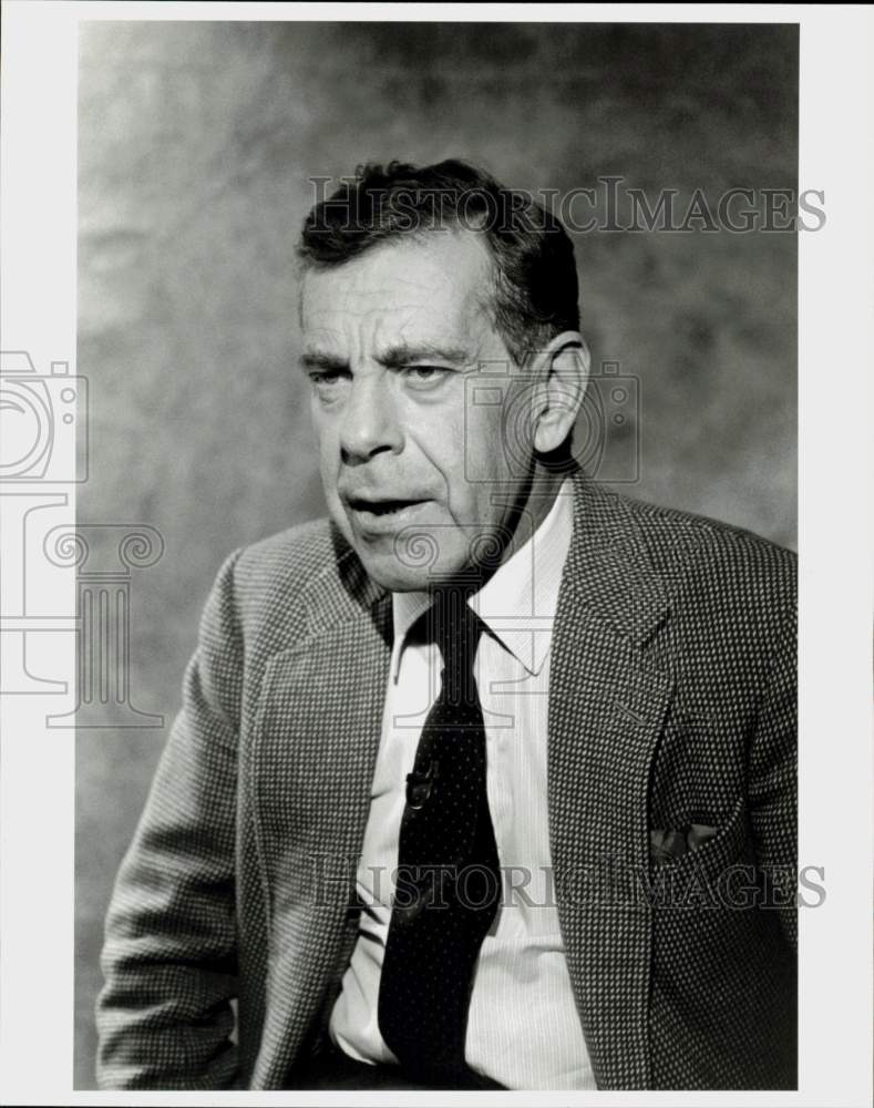 Press Photo Morley Safer, TV Newsman - hpp42009- Historic Images