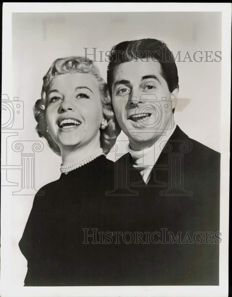 1959 Press Photo Singers Jaye P. Morgan and Johnny Desmond - hpp42076- Historic Images