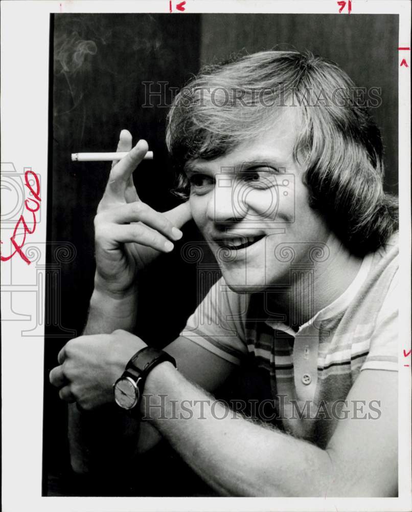 1973 Press Photo Actor Malcolm McDowell in Houston Interview - hpp42173- Historic Images