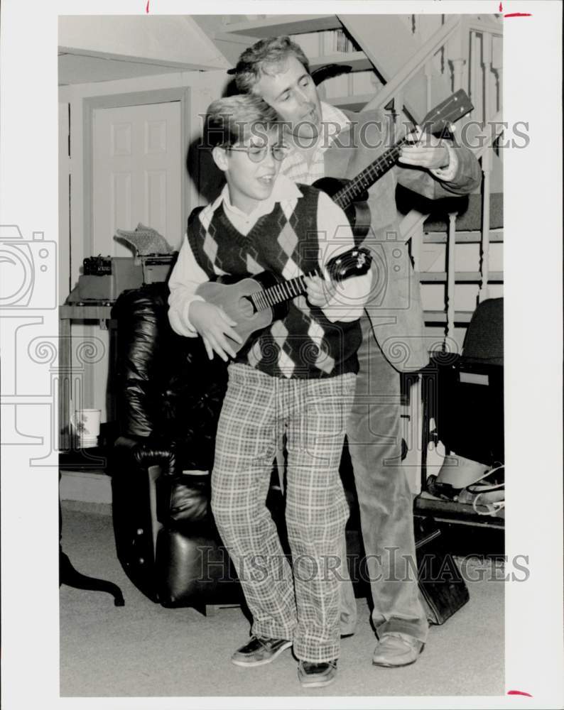 1991 Press Photo Scene from &quot;A Thousand Clowns&quot; by Actors Theatre of Houston- Historic Images