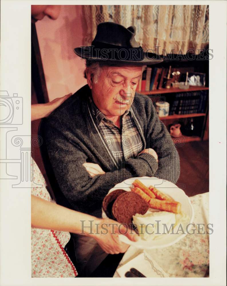 1989 Press Photo David Rosenthal in &quot;Broadway Bound,&quot; Houston Actor&#39;s Workshop- Historic Images