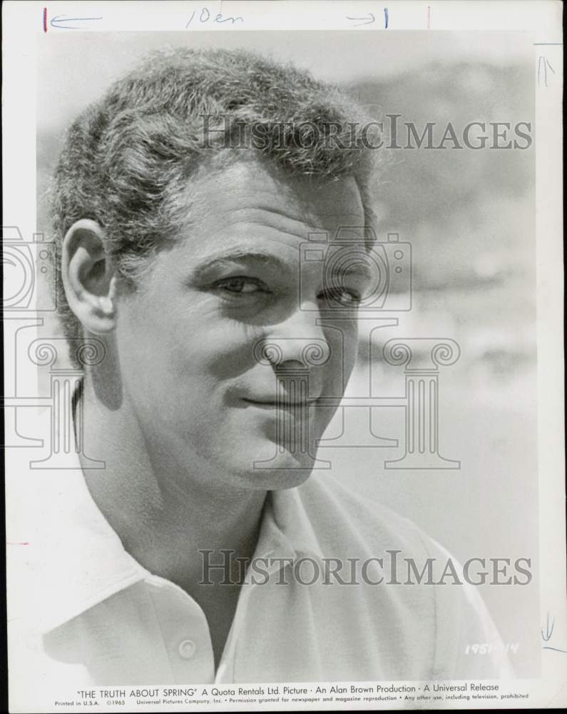 1965 Press Photo Actor James MacArthur in &quot;The Truth About Spring&quot; - hpp42322- Historic Images