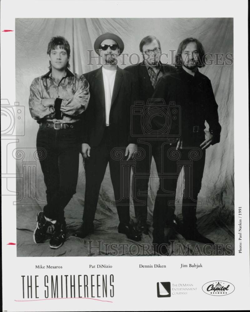 1991 Press Photo The Smithereens, Music Group - hpp42347- Historic Images