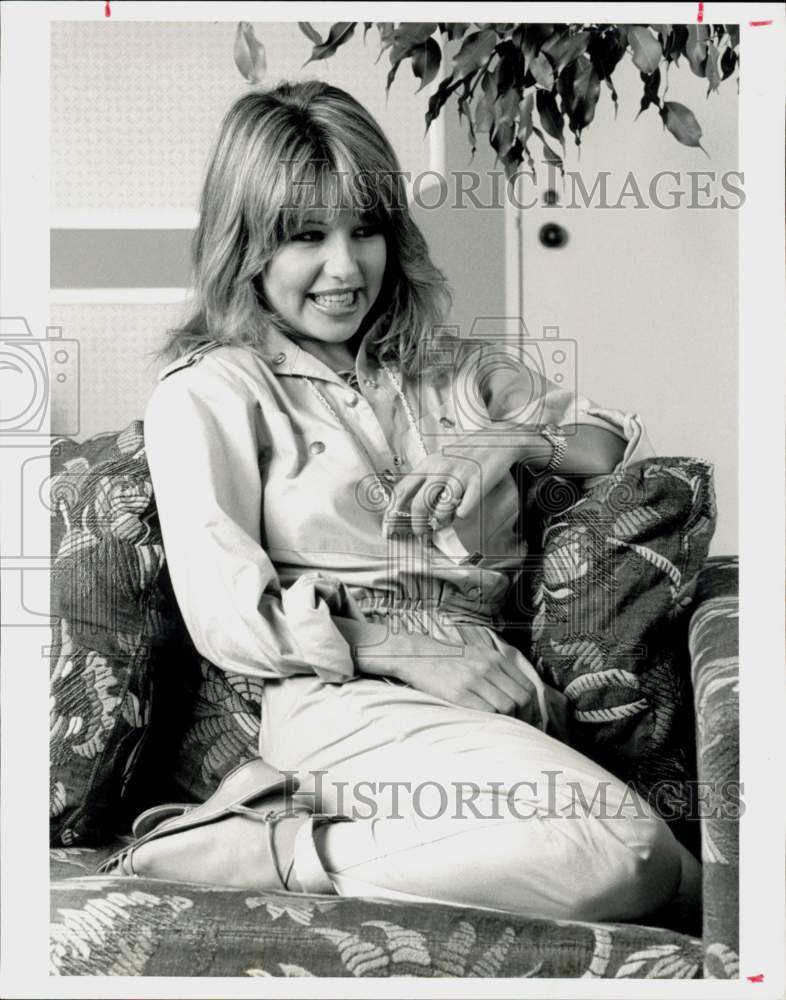 1983 Press Photo Actress Pia Zadora in Houston - hpp42403- Historic Images